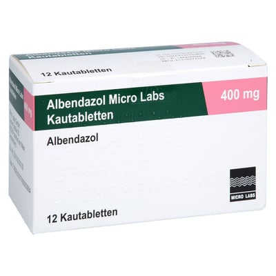ALBENDAZOL Micro Labs 400 mg Kautabletten
