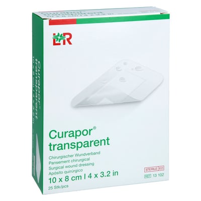 CURAPOR Wundverband steril transparent 8x10 cm