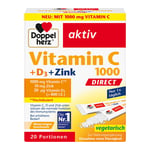 Doppelherz Vitamin C 1000+D3+Zink DIRECT Pellets