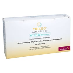 TRIXEO Aerosphere 5/7,2/160µg Druckgasinh.120ED
