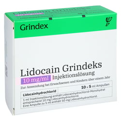 LIDOCAIN Grindeks 10 mg/ml Injektionslösung Amp.