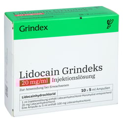 LIDOCAIN Grindeks 20 mg/ml Injektionslösung Amp.