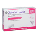 Xarelto 1 mg/ml 51,7 mg Granulat zur Herstellung einer Suspension zum Einnehmen