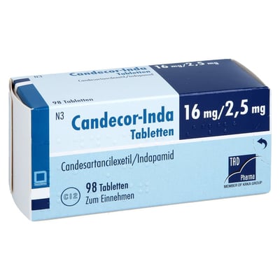 Candecor-Inda 16 mg/2,5 mg Produktbild 1