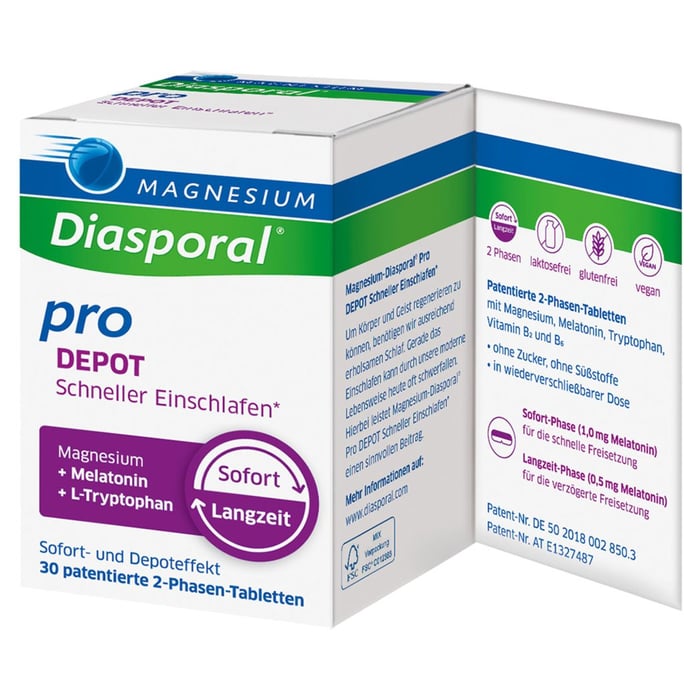 MAGNESIUM DIASPORAL pro DEPOT Schneller Einschlaf.