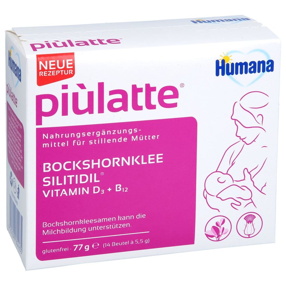HUMANA Piulatte Bockshornklee Muttermilchbild.Plv.