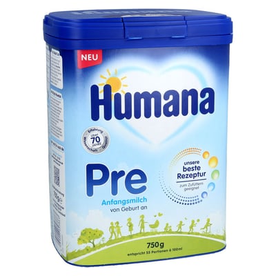 HUMANA PRE Anfangsmilch 5HMO Pulver Produktbild 1