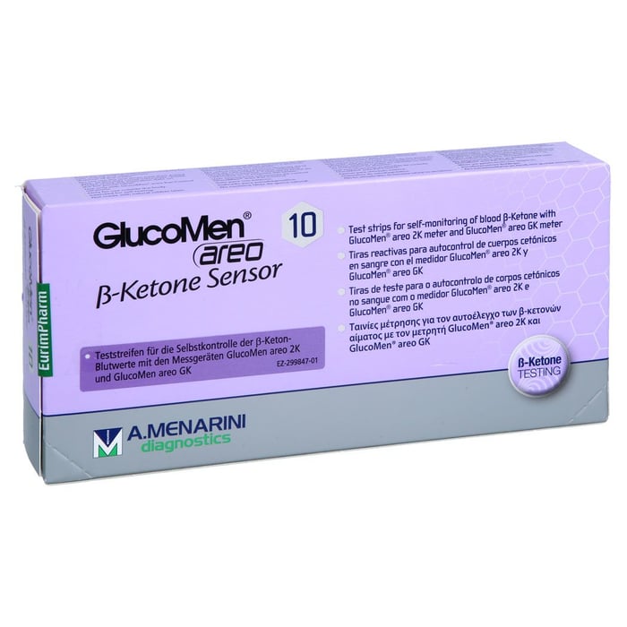 GLUCOMEN areo 2K ß-Ketone Sensor Teststreifen