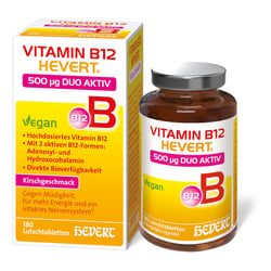 VITAMIN B12 HEVERT 500 µg Duo Aktiv Lutschtabl.