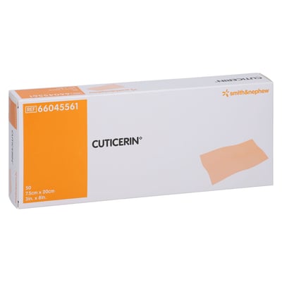 CUTICERIN 7,5x20 cm Gaze m.Salbenbeschichtung