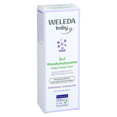 WELEDA baby 3in1 Wundschutzcreme weiße Malve Produktbild 1