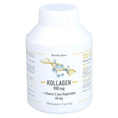 KOLLAGEN 900 mg m. Vitamin C aus Hagebutten Hartk.