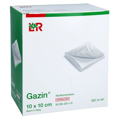 Gazin Mullkompresse 10x10 cm steril 8fach Medi-Spezial Produktbild 1