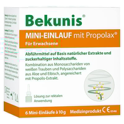 BEKUNIS Mini-Einlauf mit Propolax Klistiere