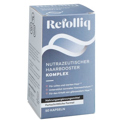 Refolliq nutrazeutischer Haarbooster Komplex Kaps.