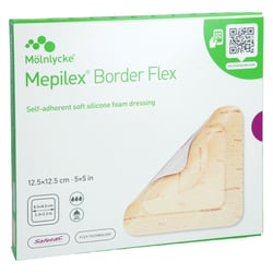 MEPILEX Border Flex Schaumverb.haft.12,5x12,5 cm