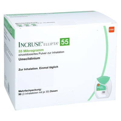 INCRUSE Ellipta 55 µg einzeldos.Plv.z.Inhal.30 ED