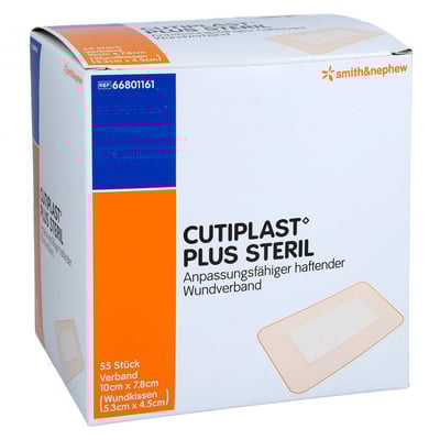 CUTIPLAST Plus steril 7,8x10 cm Verband