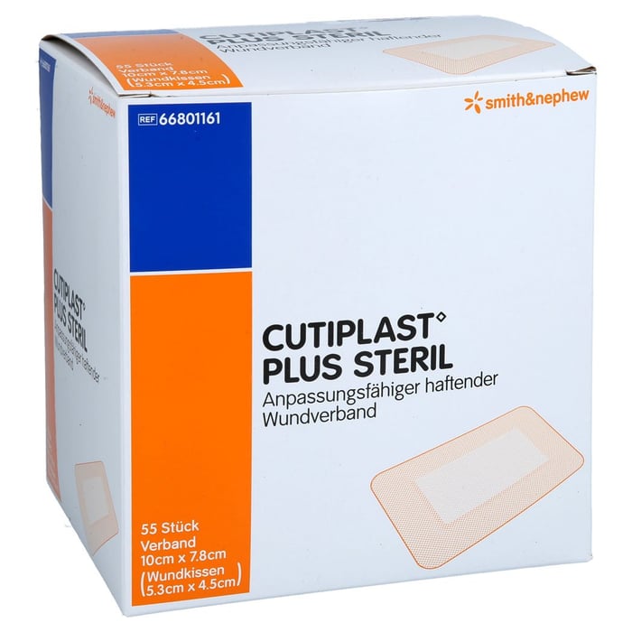 CUTIPLAST Plus steril 7,8x10 cm Verband