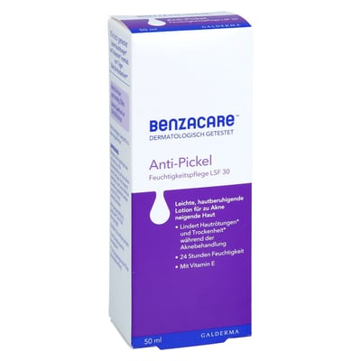 BENZACARE Anti-Pickel Feuchtigkeitspflege SPF 30