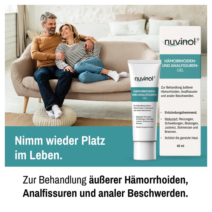 nuvinol Hämorrhoiden- und Analfissuren-Gel