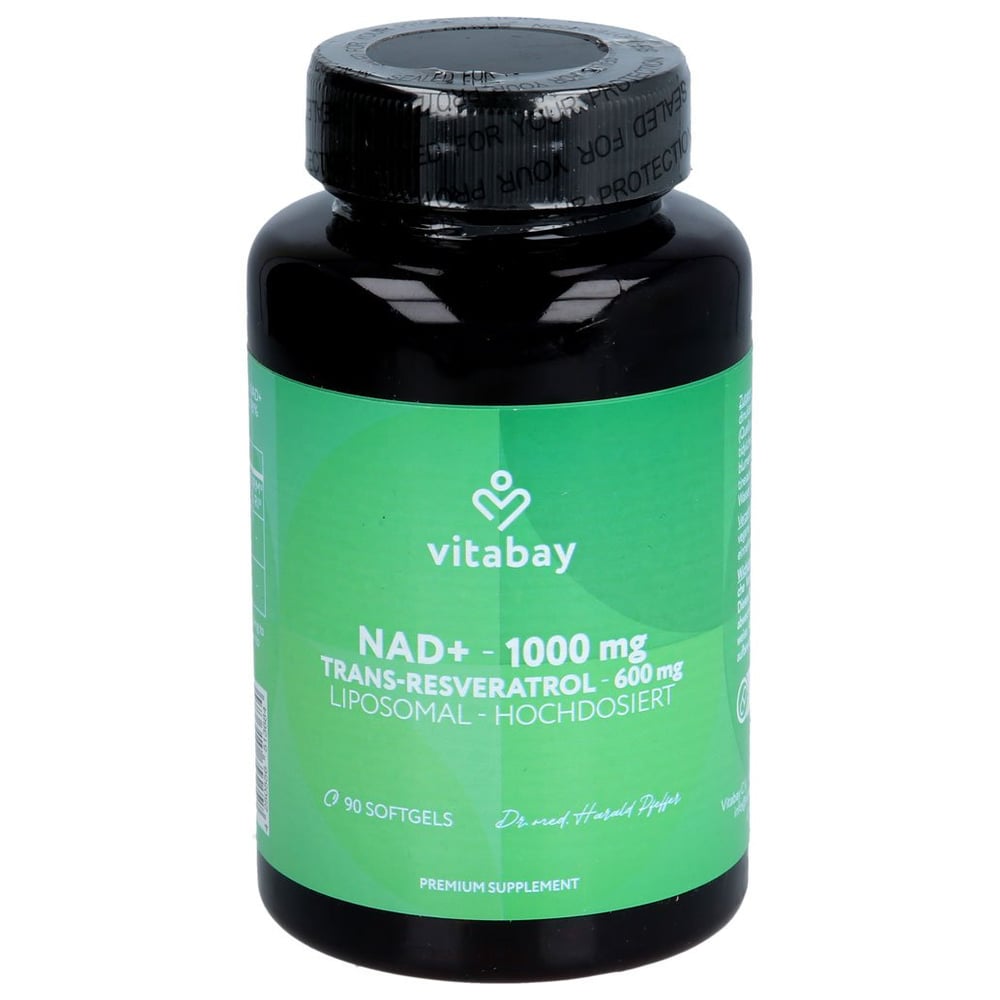 LIPOSOMALES NAD+ 1000mg+trans-Reveratrol 600mg WKA