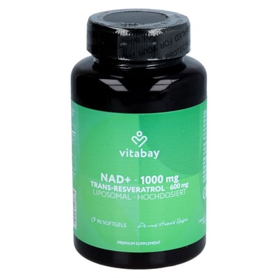 LIPOSOMALES NAD+ 1000mg+trans-Reveratrol 600mg WKA