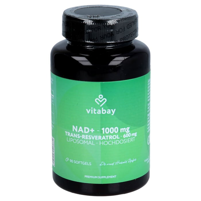 LIPOSOMALES NAD+ 1000mg+trans-Reveratrol 600mg WKA