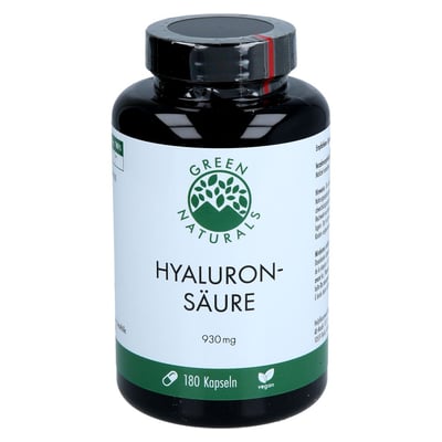 GREEN NATURALS Hyaluronsäure 930 mg vegan Kapseln