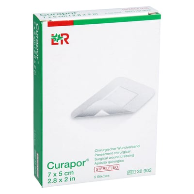 CURAPOR Wundverband steril chirurgisch 5x7 cm