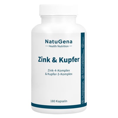 ZINK & KUPFER Komplex+gepuffertes Vitamin C Kaps.