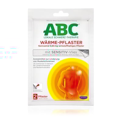 ABC Wärme-Pflaster mit Sensitive-Vlies 9,85 mg Hansaplast med