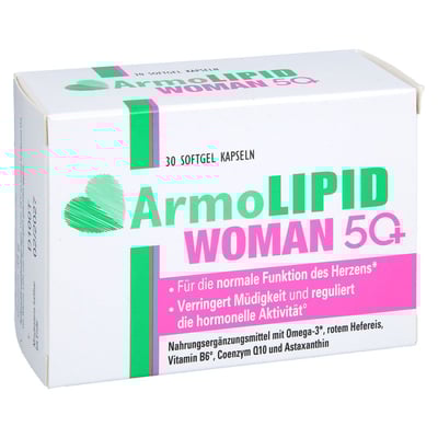 ARMOLIPID WOMAN 50+ Weichkapseln