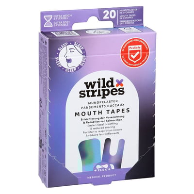 WILD STRIPES Pflaster Mouth Tapes Sunset