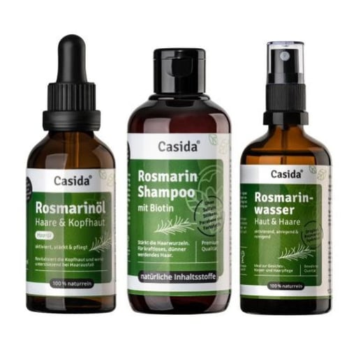 ROSMARIN HAARKUR m.Rosmarinöl+Wasser+Shampoo Set