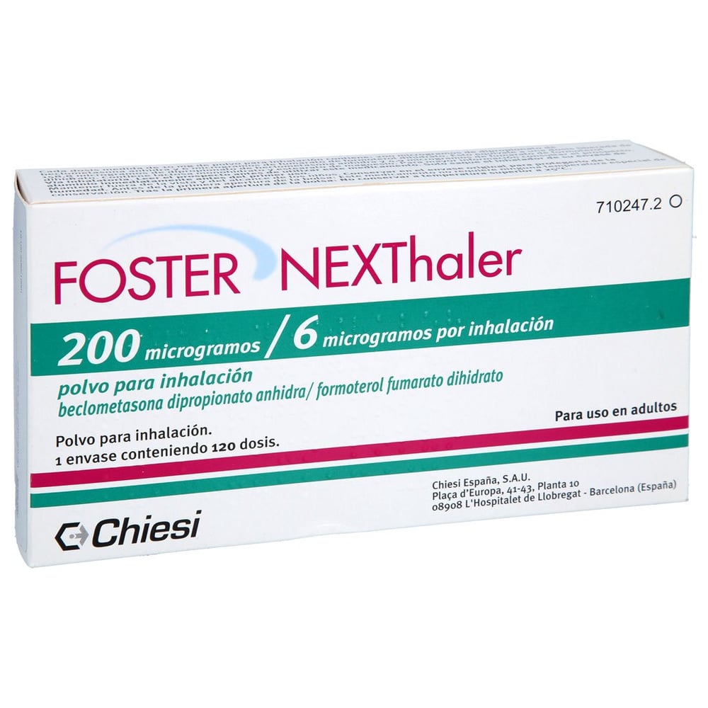 FOSTER NEXThaler 200/6 µg 120 ED Inhalationspulver