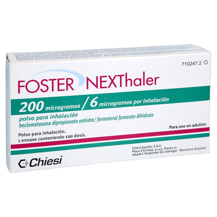 FOSTER NEXThaler 200/6 µg 120 ED Inhalationspulver