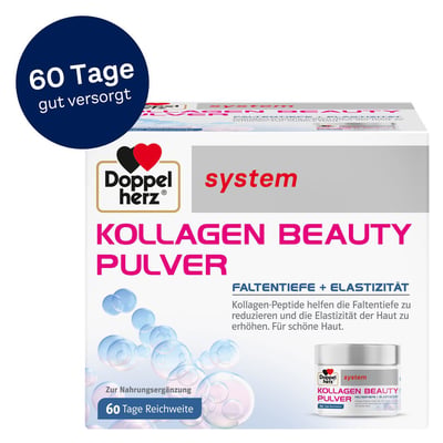 Doppelherz Kollagen Beauty Pulver system Produktbild 1