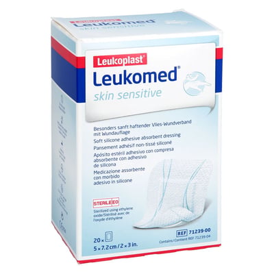 Leukomed skin sensitive steril 5x7,2 cm Adequapharm Produktbild 1