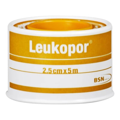 LEUKOPOR 2,5 cmx5 m Produktbild 1
