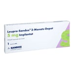 LEUPRO-Sandoz 3-Mon.-Depot 5 mg Implant.i.e.F.-Sp. Produktbild 1