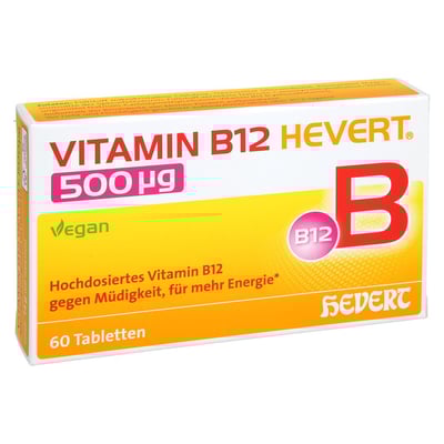 VITAMIN B12 HEVERT 500 µg Tabletten