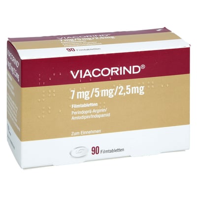 VIACORIND 7 mg/5 mg/2,5 mg Filmtabletten