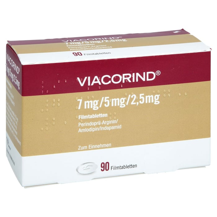 VIACORIND 7 mg/5 mg/2,5 mg Filmtabletten