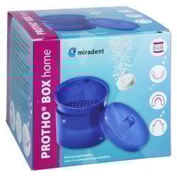 MIRADENT Protho Box Home blau Glitzer
