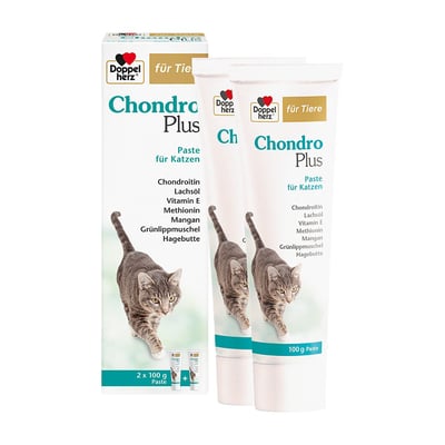 DOPPELHERZ für Tiere Chondro Plus Paste f.Katzen
