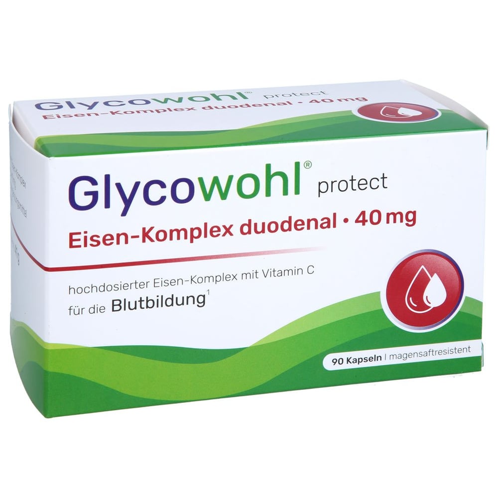 GLYCOWOHL Eisen-Komplex duodenal 40 mg+Vit.C Kaps.