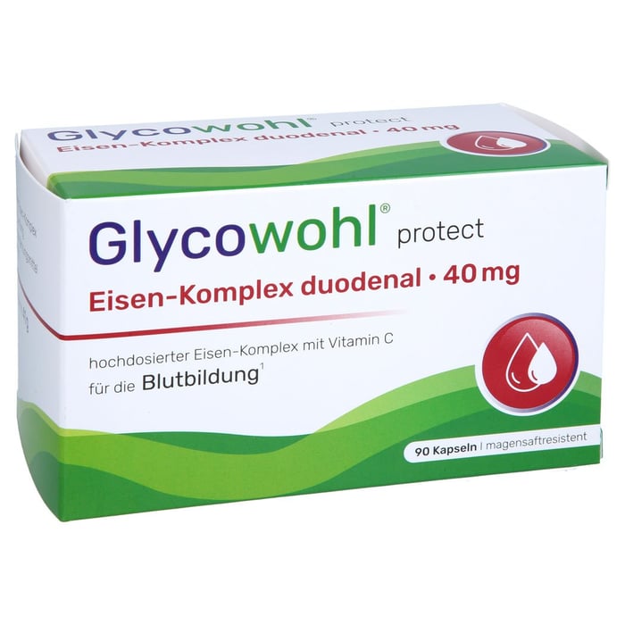 GLYCOWOHL Eisen-Komplex duodenal 40 mg+Vit.C Kaps.
