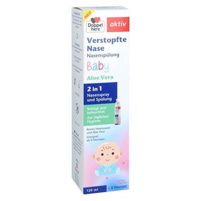 DOPPELHERZ Verstopfte Nase Nasenspülung Baby