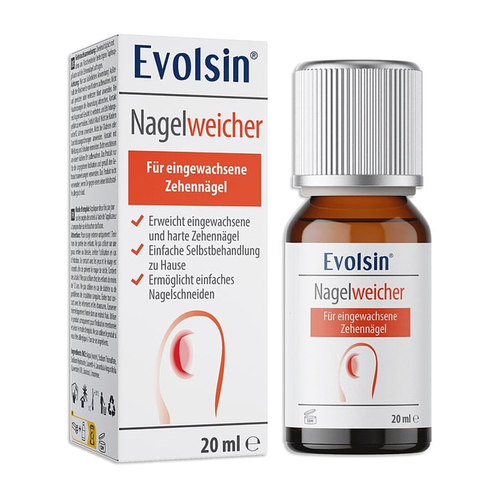 EVOLSIN Nagelweicher f.eingewachse.Zehennägel Lsg.